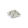 Insert HVES, Raccordement à ressort, femelle, 8 pin, 16A, Polycarbonate, 16B|32B 